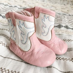 Smoky Mountain Leather Baby Cowboy Boots Softsole